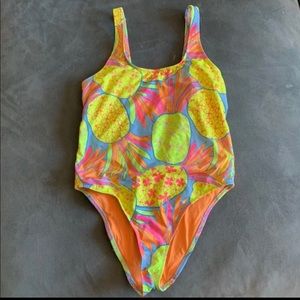 Chubbies Piña Loca one piece swimsuit